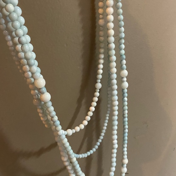 Tory Burch long faux jade necklace - Picture 1 of 5
